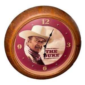 John Wayne The Duke Wall Clock Battery Operated Western